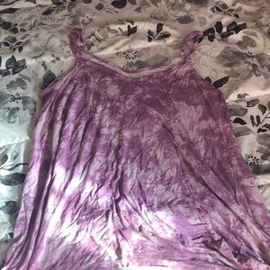 Torrid size 2 purple tie dye tank